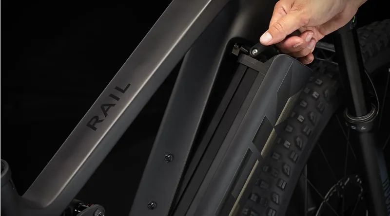 Trek Rail 9.5 Deore Eu Carbon Smoke/Trek Black Electric Mountain Bike-3